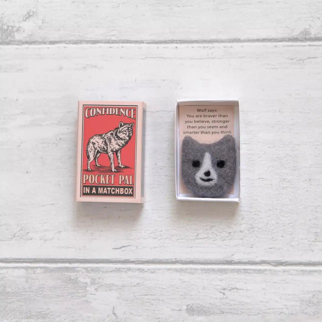 Marvling Bros - Confidence Pocket Pal in a Matchbox - Wolf | nzweekend