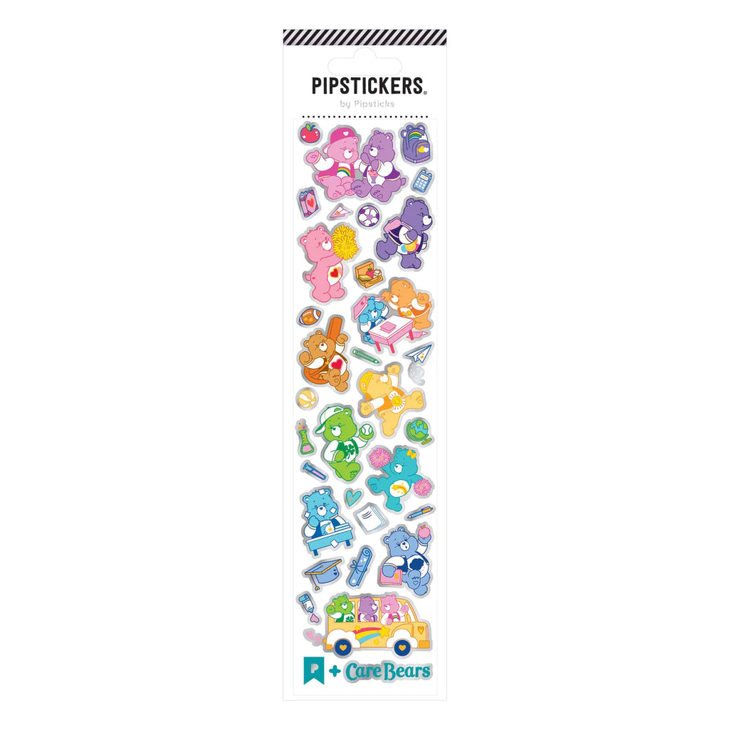 Pipsticks - Care Bears: Back To School sticker sheet | nzweekend