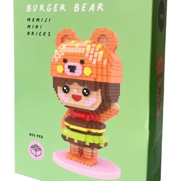 Momiji - Burger Bear mini bricks set | nzweekend