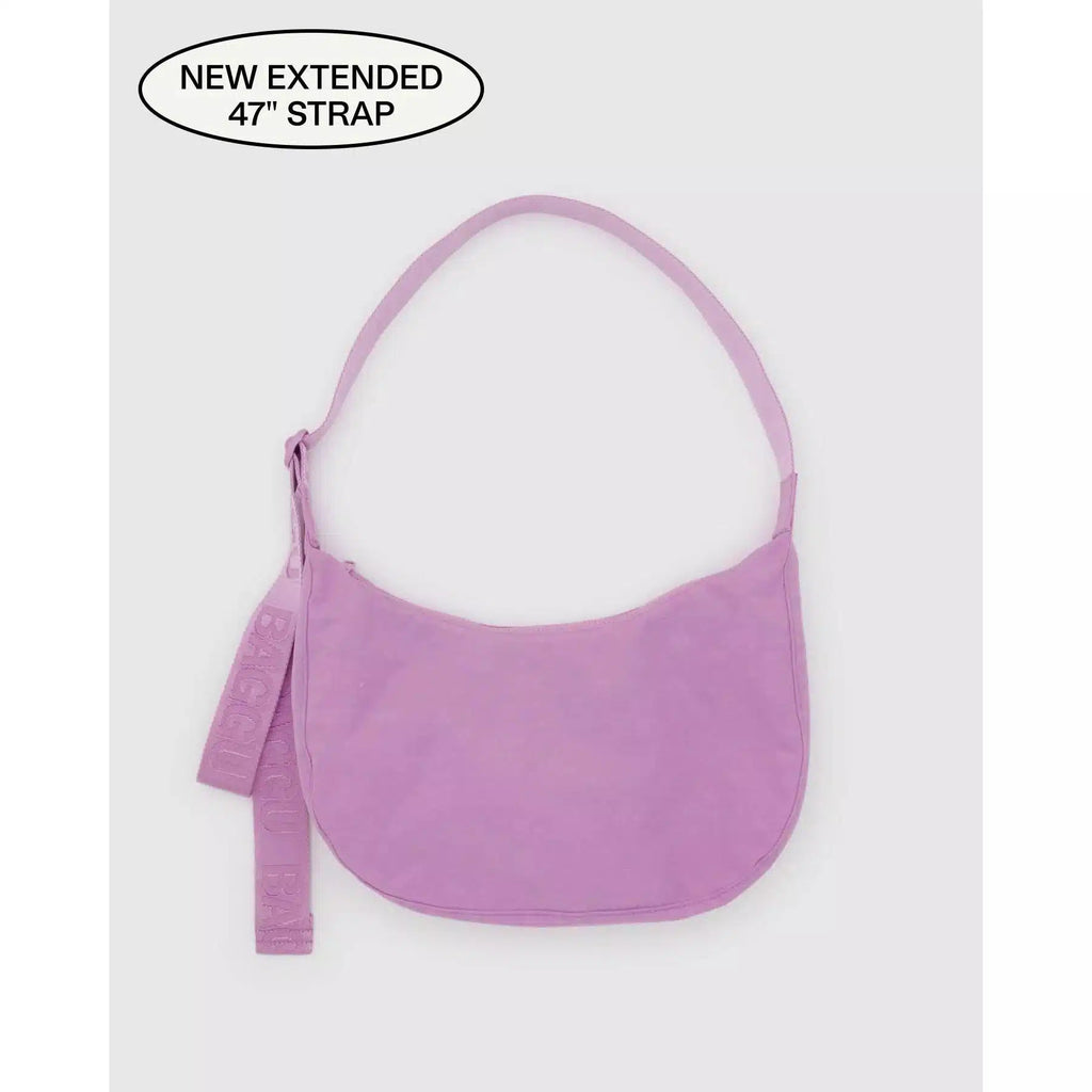 Baggu - Medium Nylon Crescent bag - Peony | nzweekend