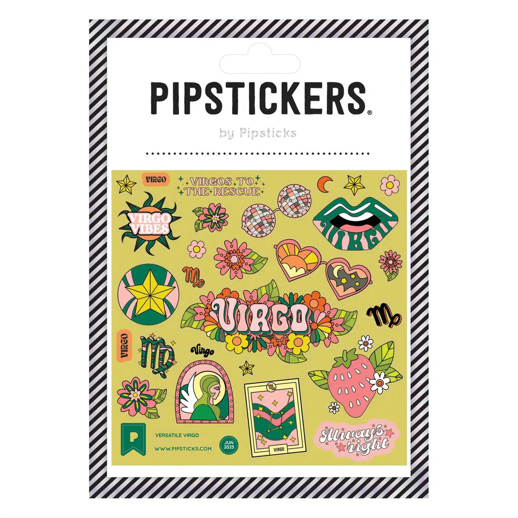 Pipsticks - Versatile Virgo glow-in-the-dark sticker sheet | nzweekend