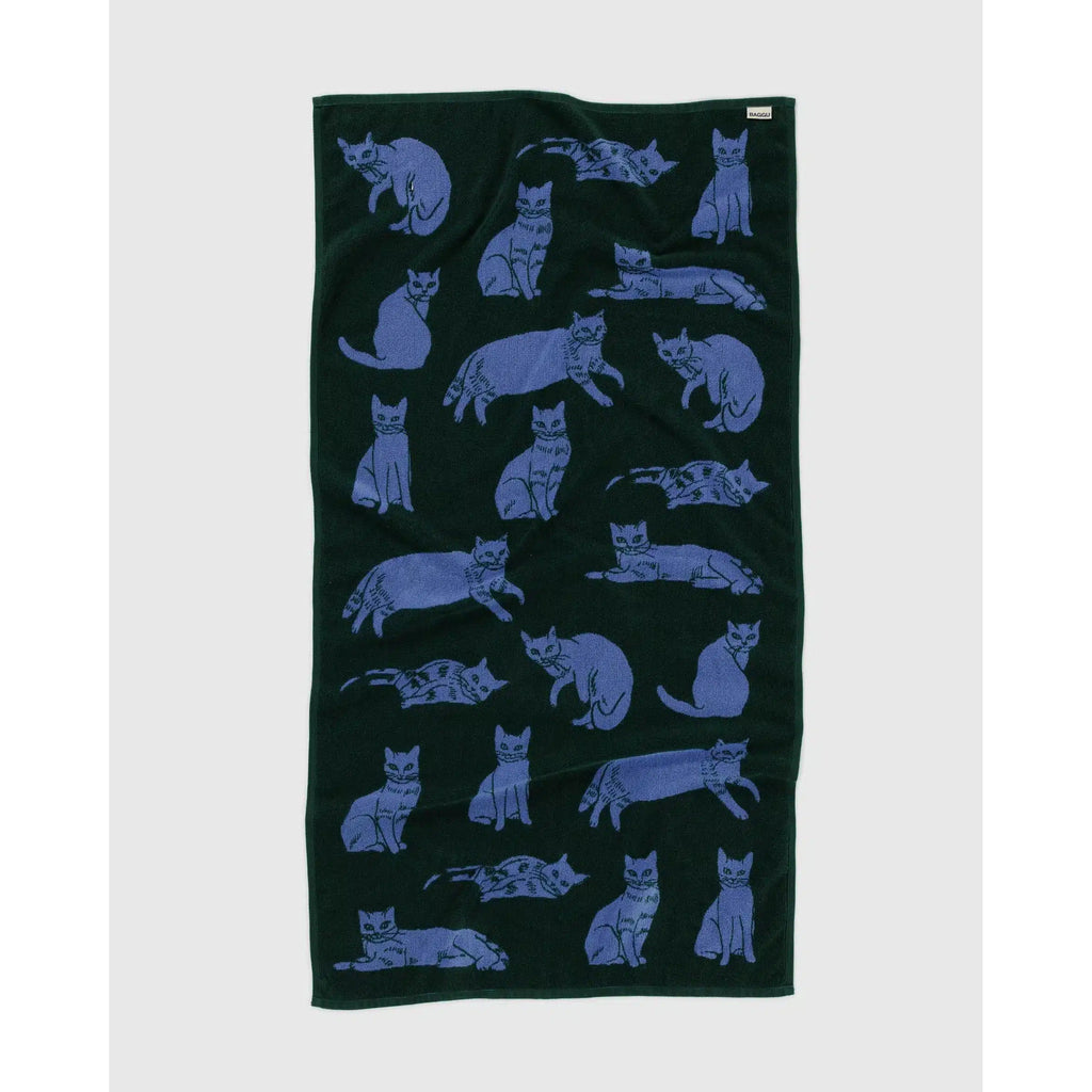 Baggu - Bath towel - Cats | nzweekend