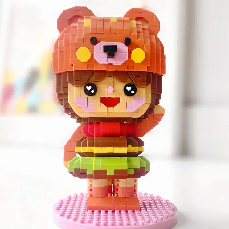 Momiji - Burger Bear mini bricks set | nzweekend