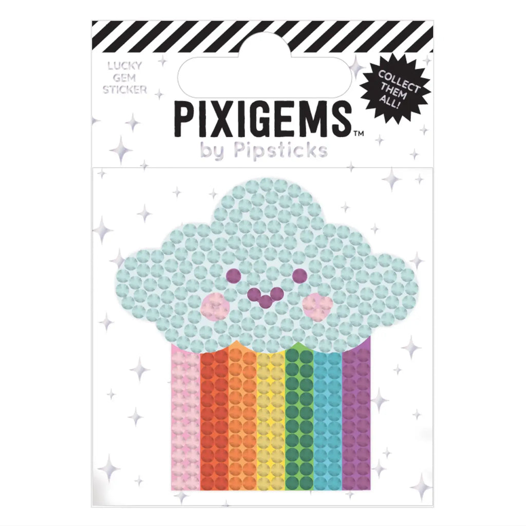 Pipsticks - Coco Cloud Pixigem lucky gem sticker | nzweekend