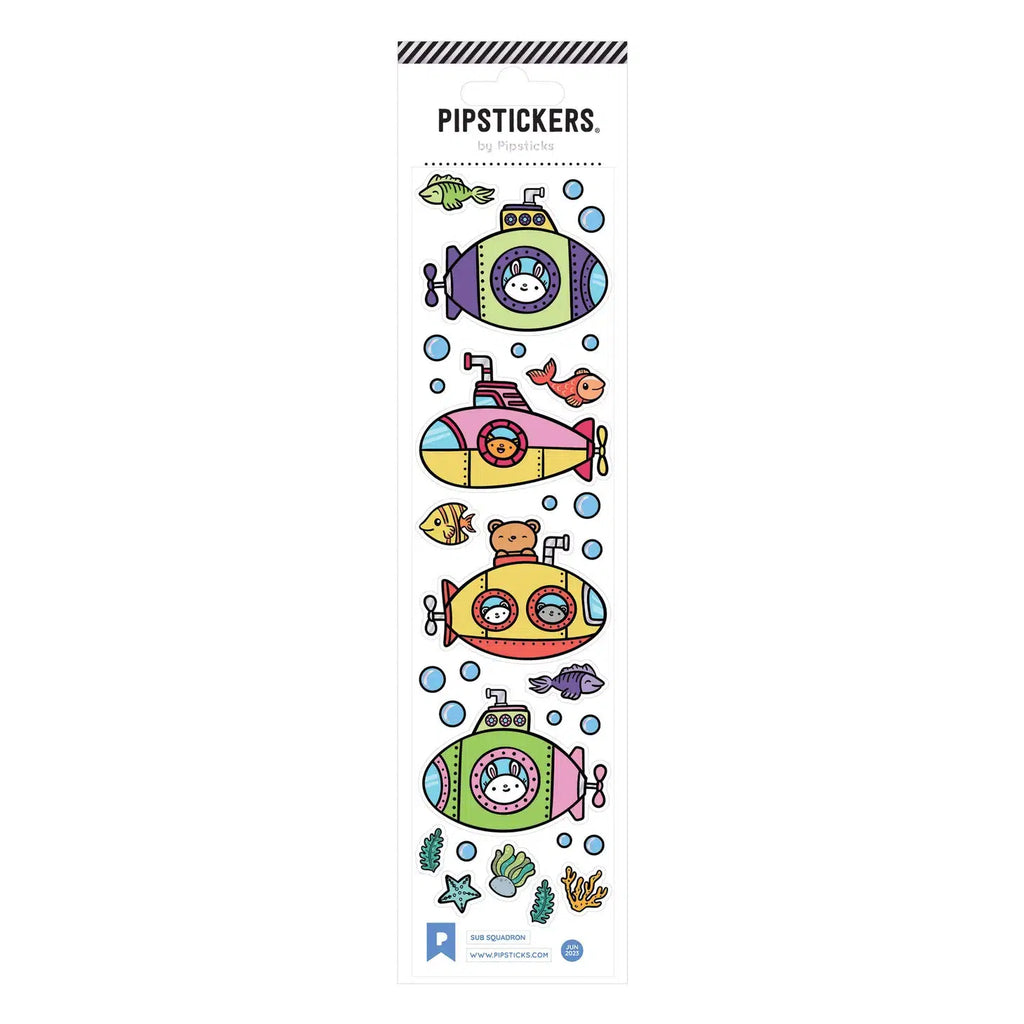 Pipsticks - Sub Squadron sticker sheet | nzweekend