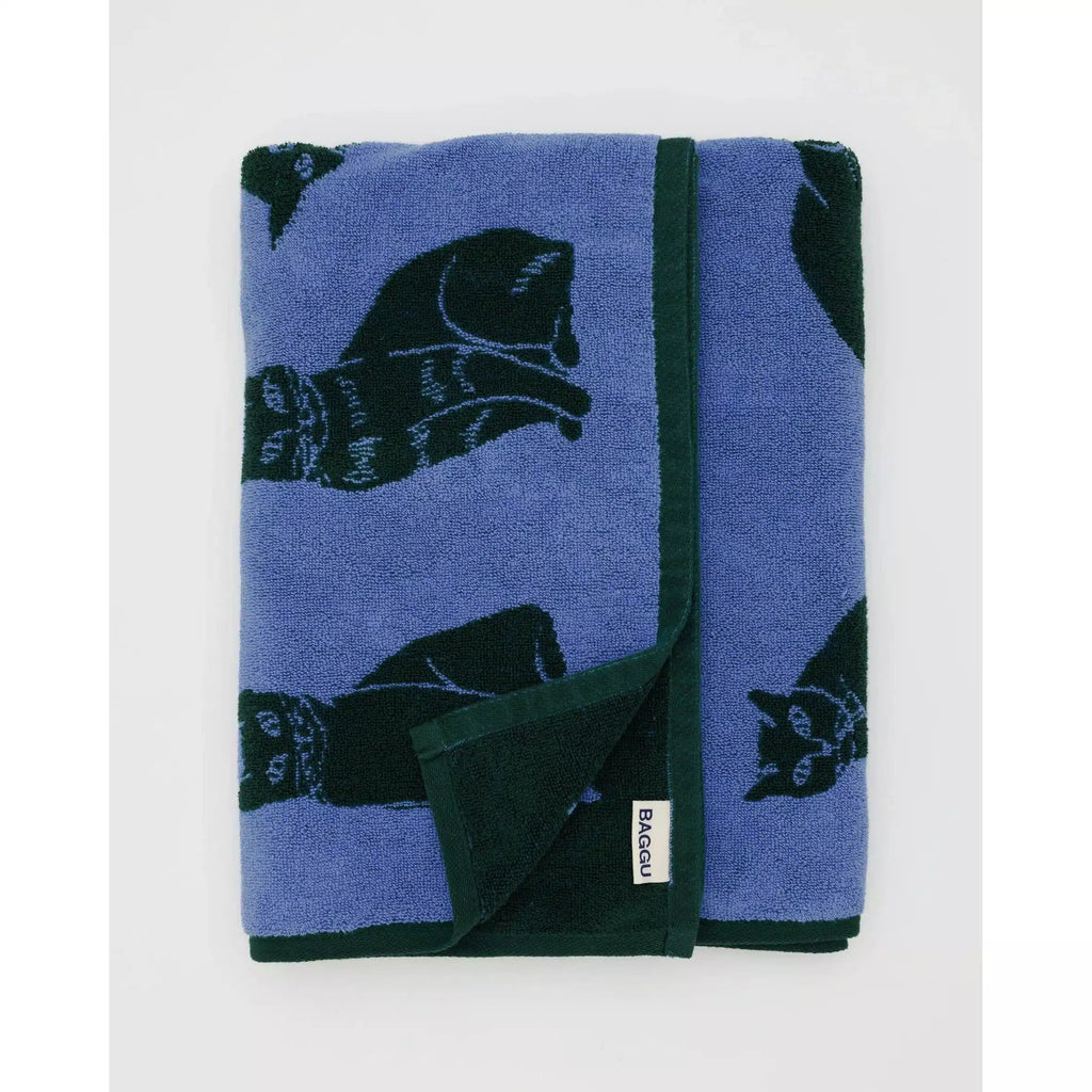 Baggu - Bath towel - Cats | nzweekend