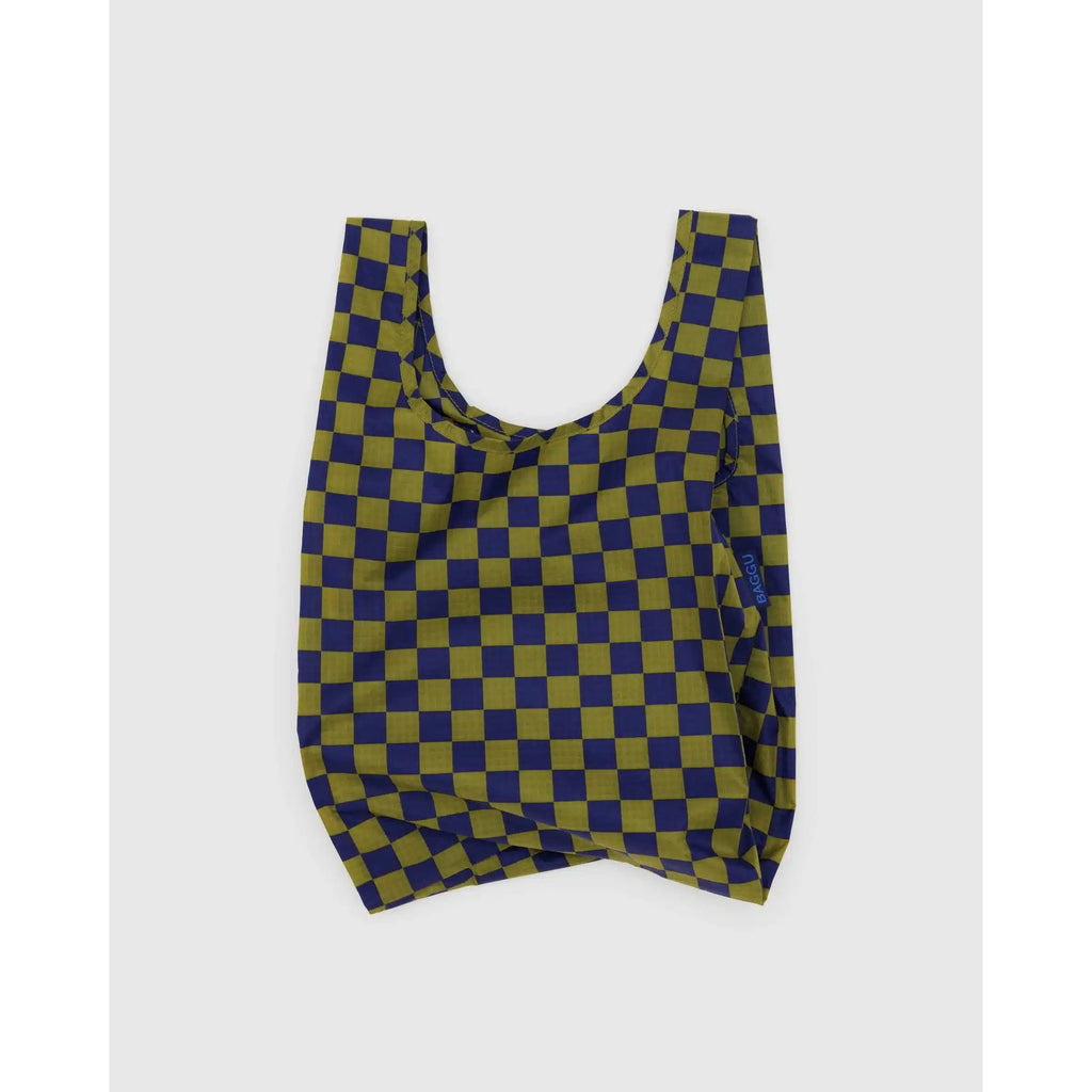 Baggu - Baby Baggu reusable bag - Pear Navy Check | nzweekend