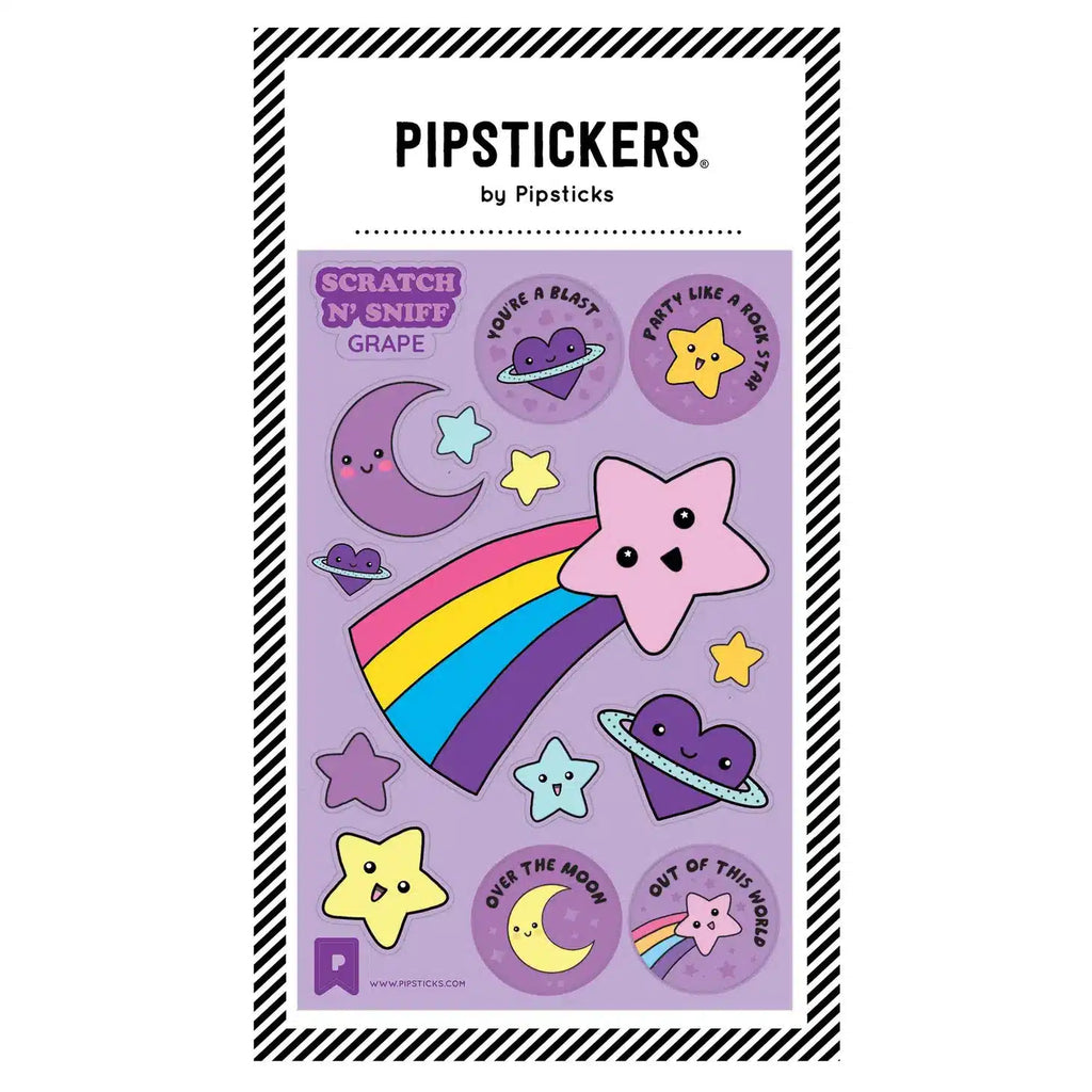 Pipsticks - Over The Moon scratch 'n sniff sticker sheet | nzweekend