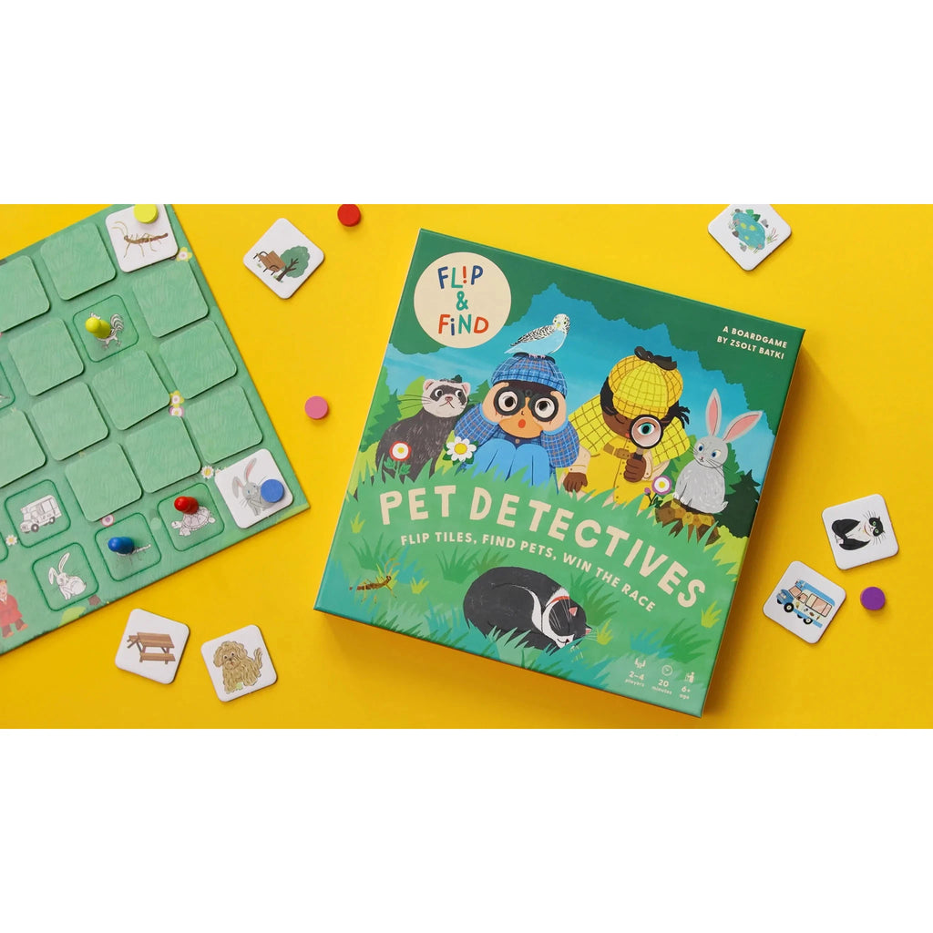 Flip and Find: Pet Detectives board game | nzweekend