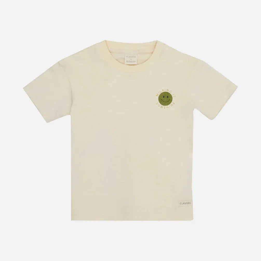 Claude & Co - Milking It Sun tee - Cream | nzweekend