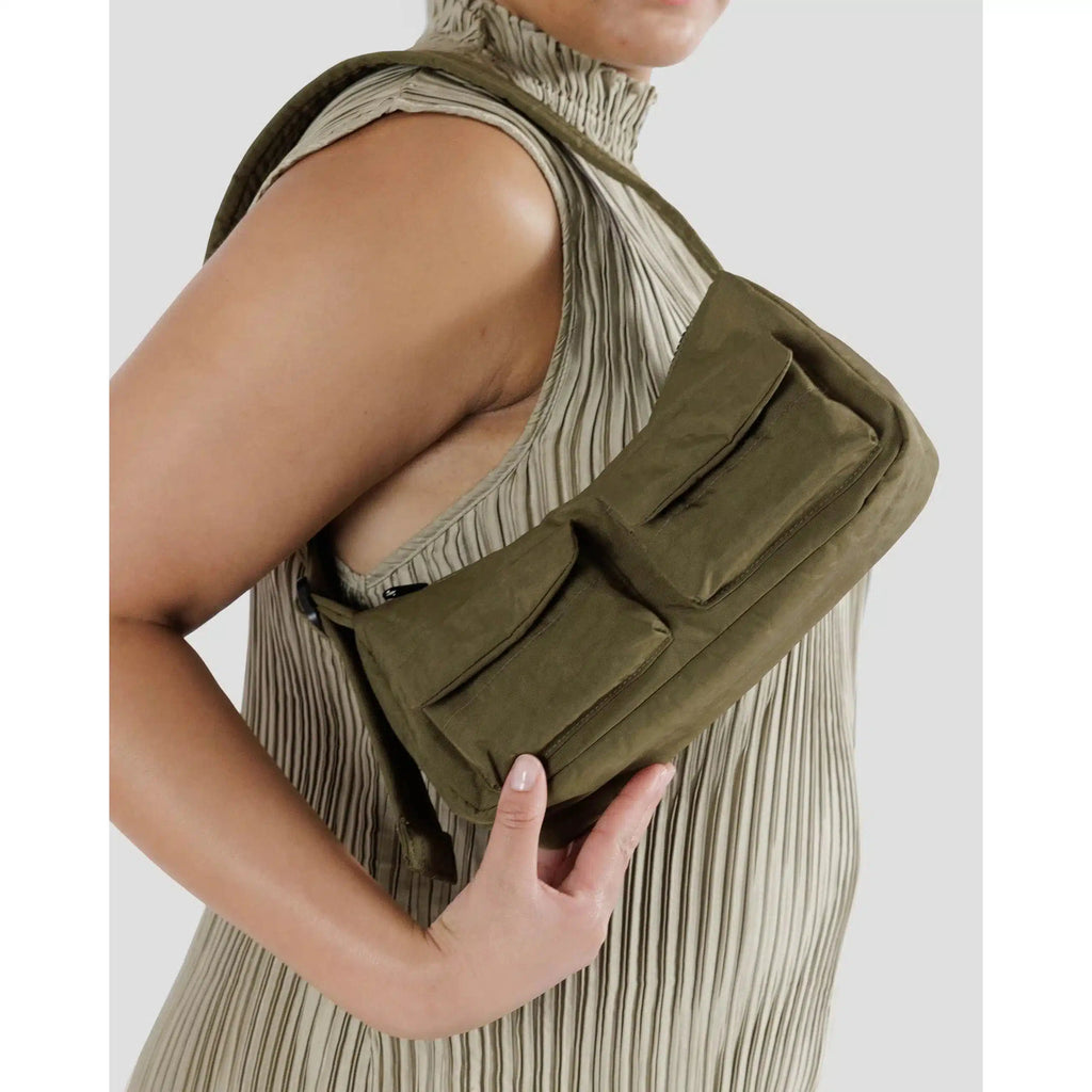 Baggu - Cargo Shoulder bag - Seaweed | nzweekend