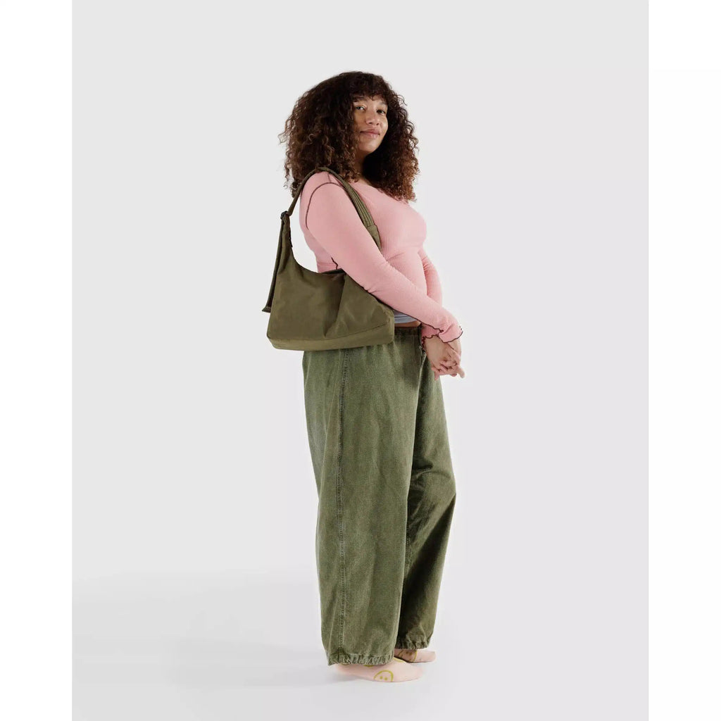 Baggu - Nylon Shoulder bag - Seaweed | nzweekend