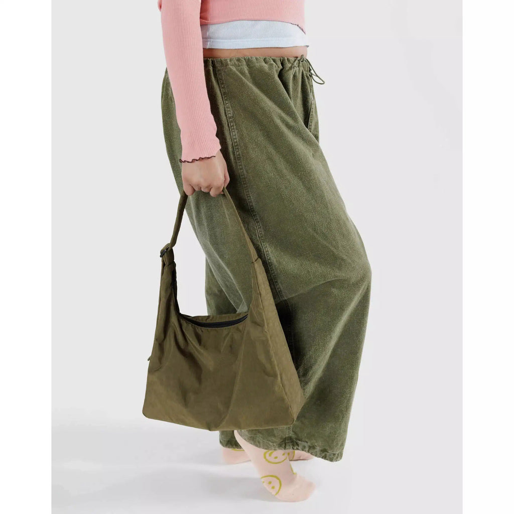 Baggu - Nylon Shoulder bag - Seaweed | nzweekend