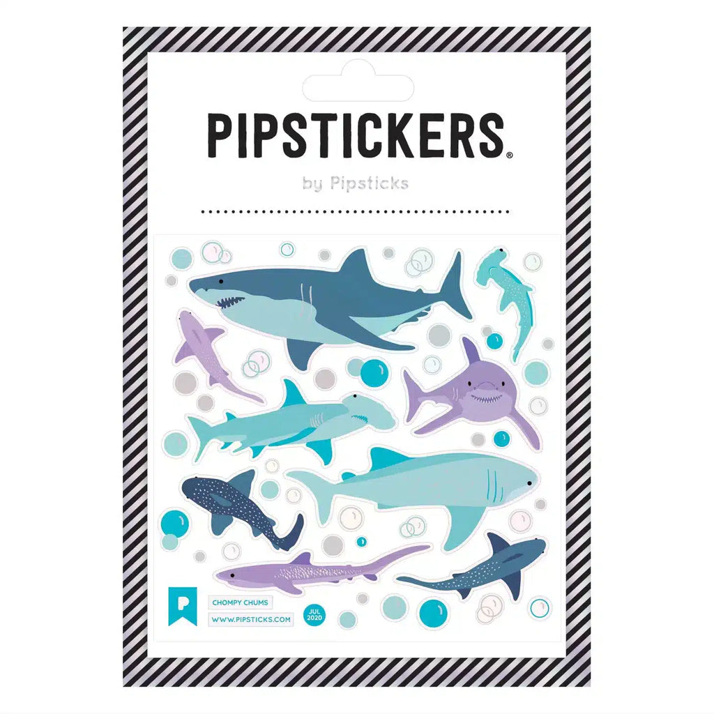 Pipsticks - Chompy Chums sticker sheet | nzweekend