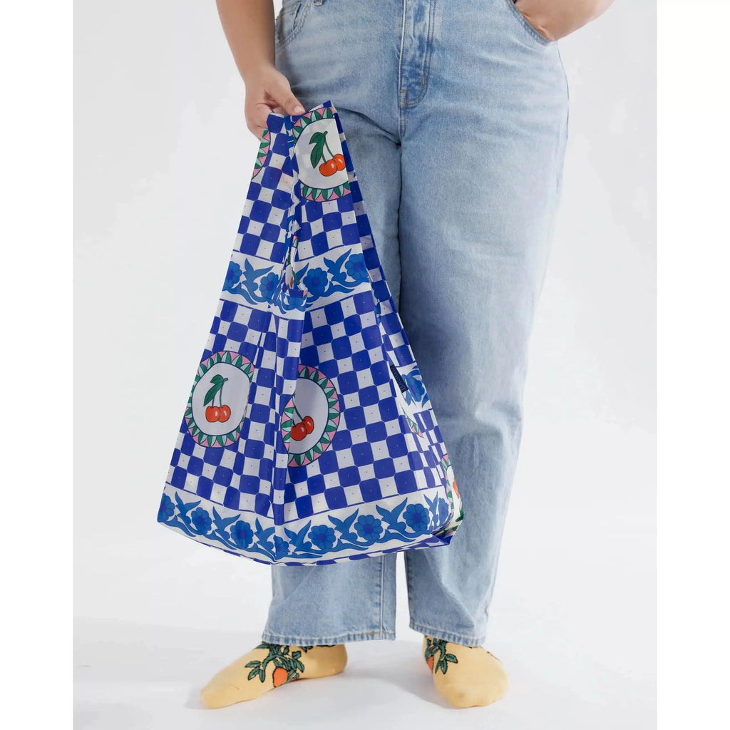 Baggu - Standard Baggu reusable bag - Cherry Tile | nzweekend