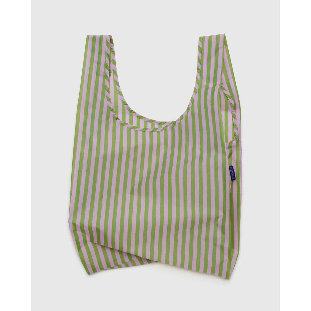 Baggu - Standard Baggu reusable bag - Avocado Candy Stripe | nzweekend