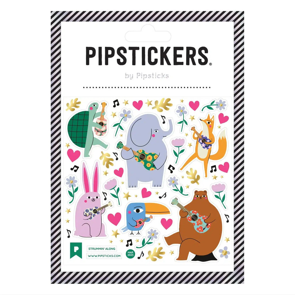 Pipsticks - Strummin' Along sticker sheet | nzweekend