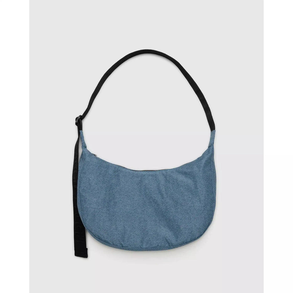 Baggu - Medium Nylon Crescent bag - Digital Denim | nzweekend