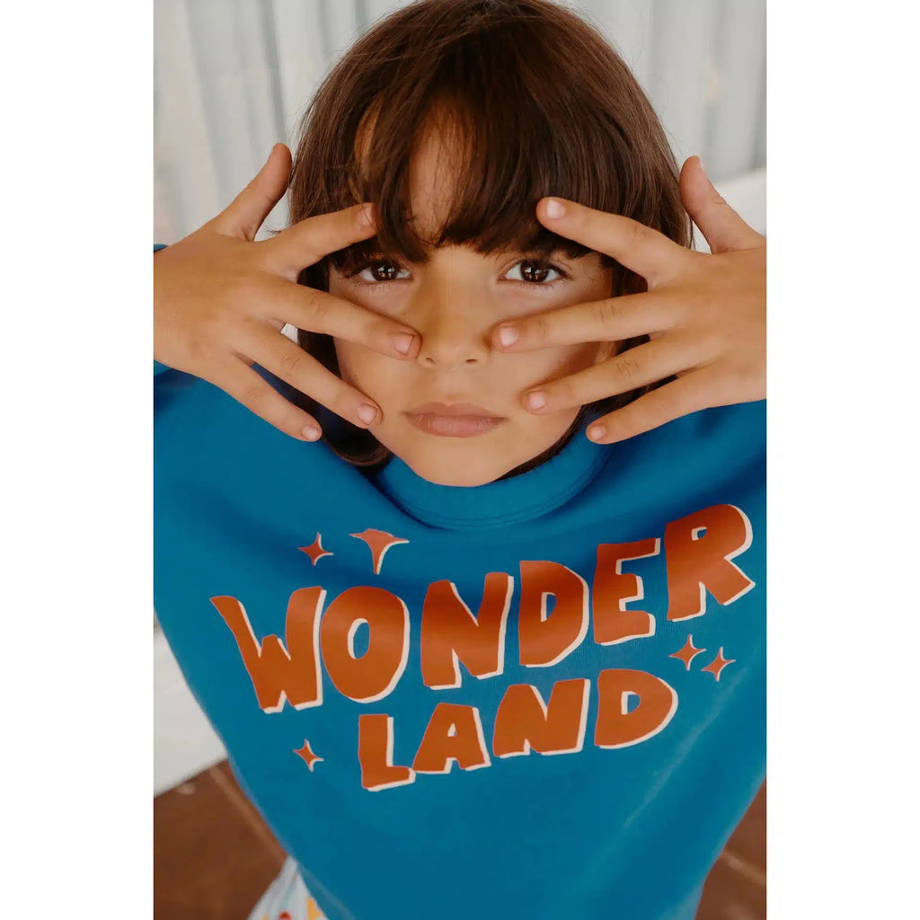 Tiny Cottons - Wonderland sweatshirt - ultramarine | nzweekend