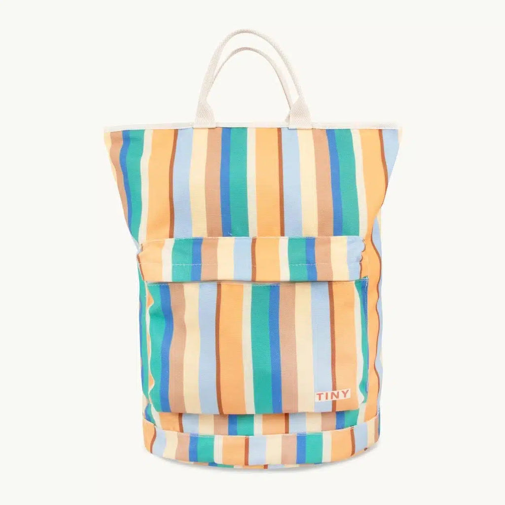 Tiny Cottons - Multicolour Stripes totepack | nzweekend