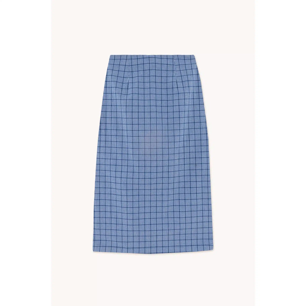 Tiny Cottons Woman - The Tiny Big Sister - Check midi skirt - blue | nzweekend