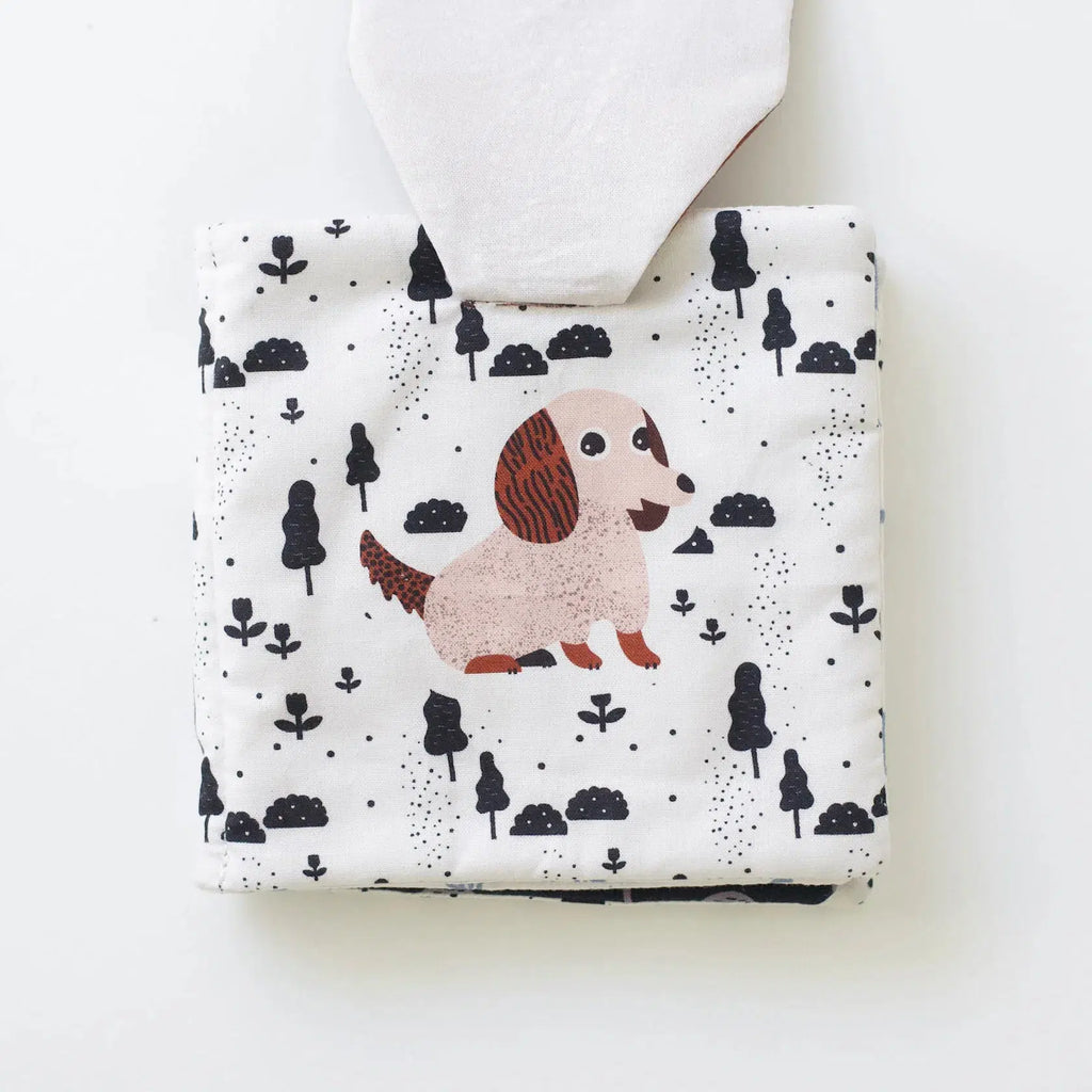 Wee Gallery cloth book - Peekaboo Pets | nzweekend