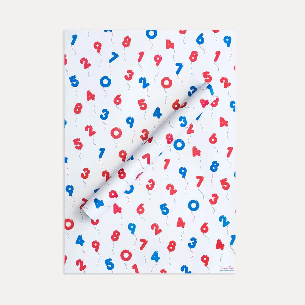 Crispin Finn - Birthday Balloons wrapping paper | nzweekend