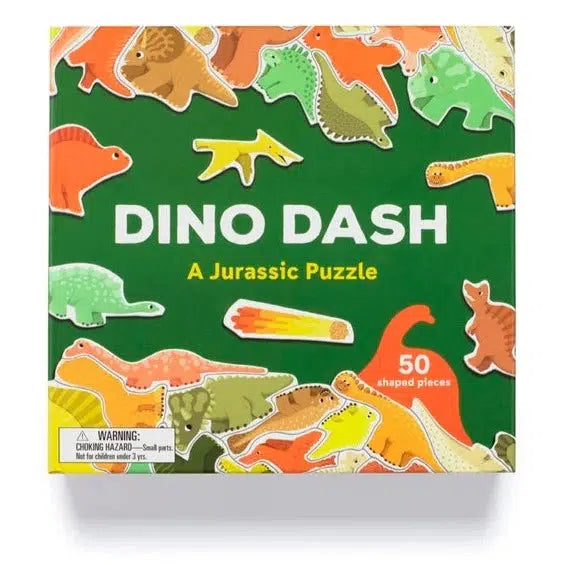 Dino Dash 50-piece jigsaw puzzle - Caroline Selmes | nzweekend