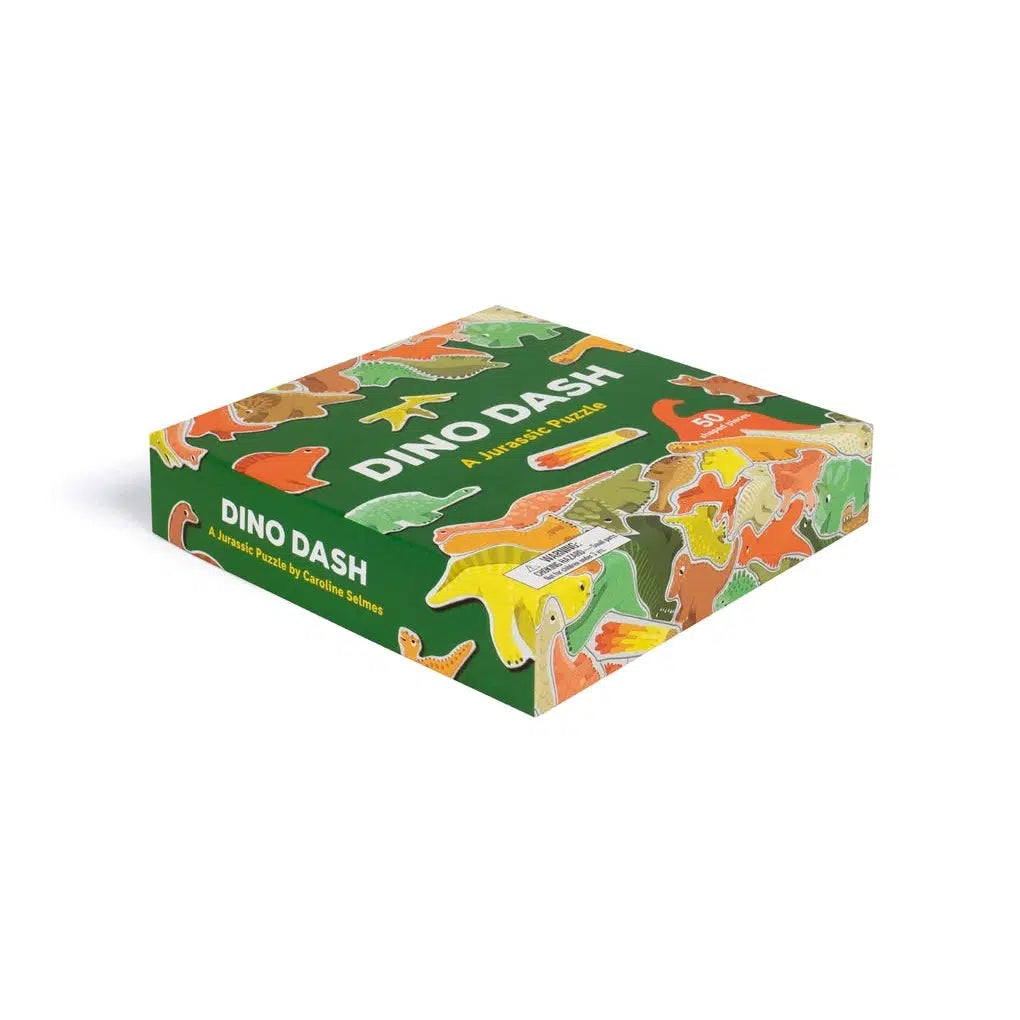 Dino Dash 50-piece jigsaw puzzle - Caroline Selmes | nzweekend