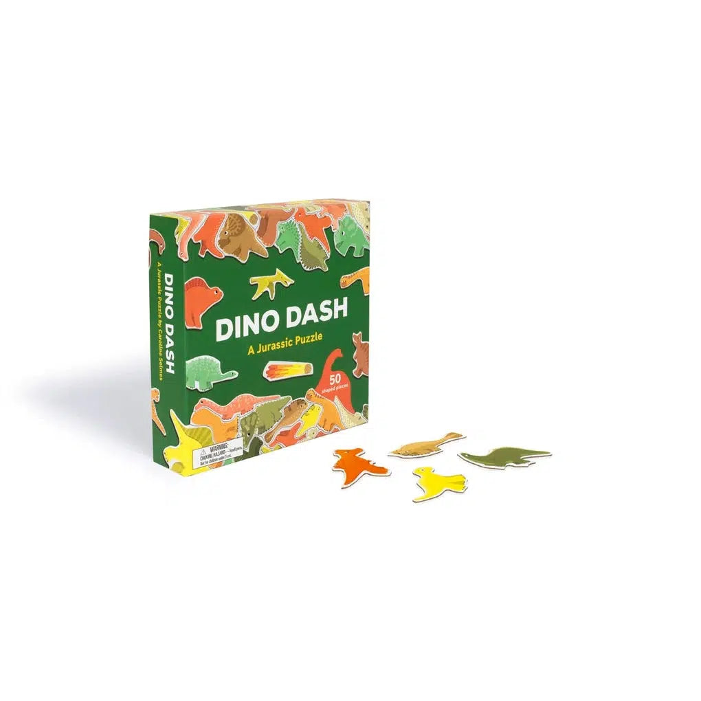 Dino Dash 50-piece jigsaw puzzle - Caroline Selmes | nzweekend