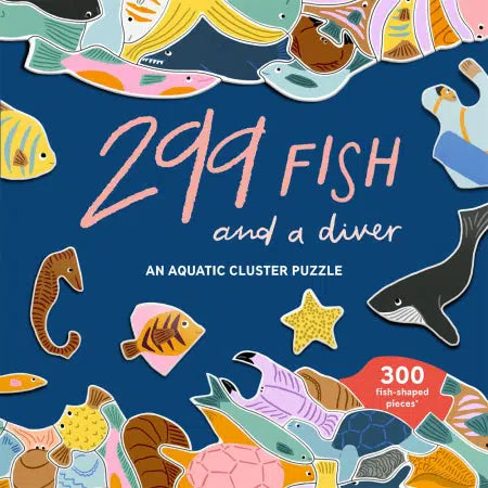 299 Fish (and a Diver) 300-piece jigsaw puzzle - Léa Maupetit | nzweekend