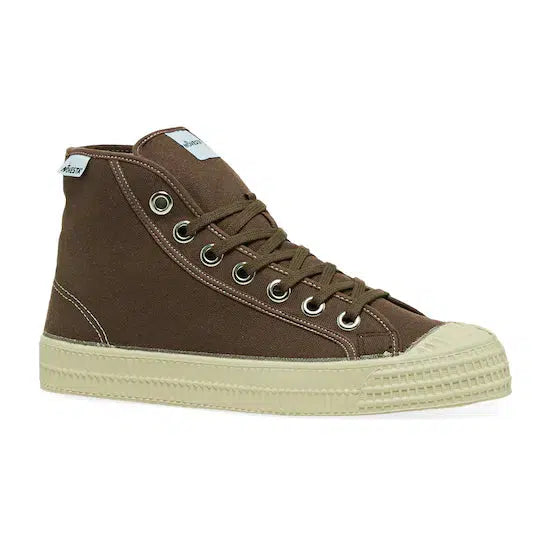 Novesta - Adult Star Dribble contrast stitch shoes - brown / beige / ecru | nzweekend