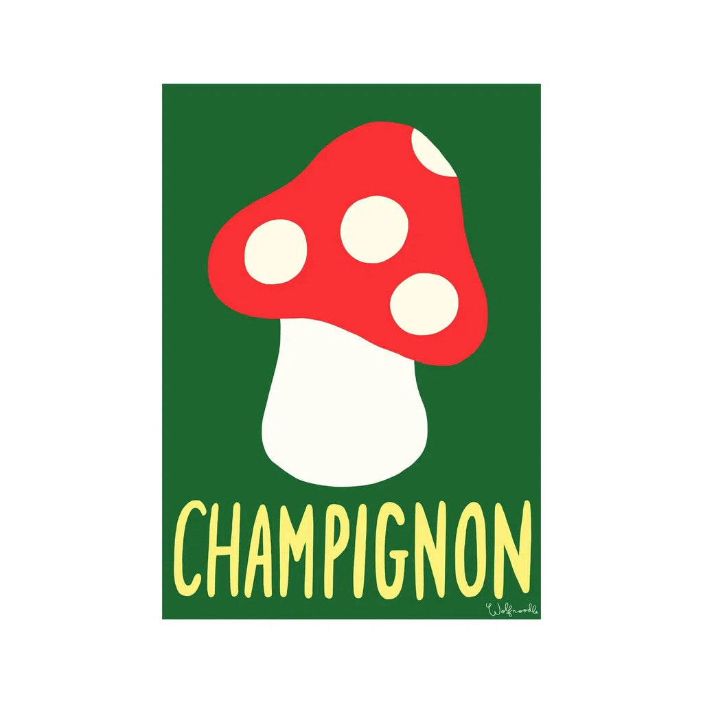 Wolfnoodle - A4 print - Champignon | nzweekend